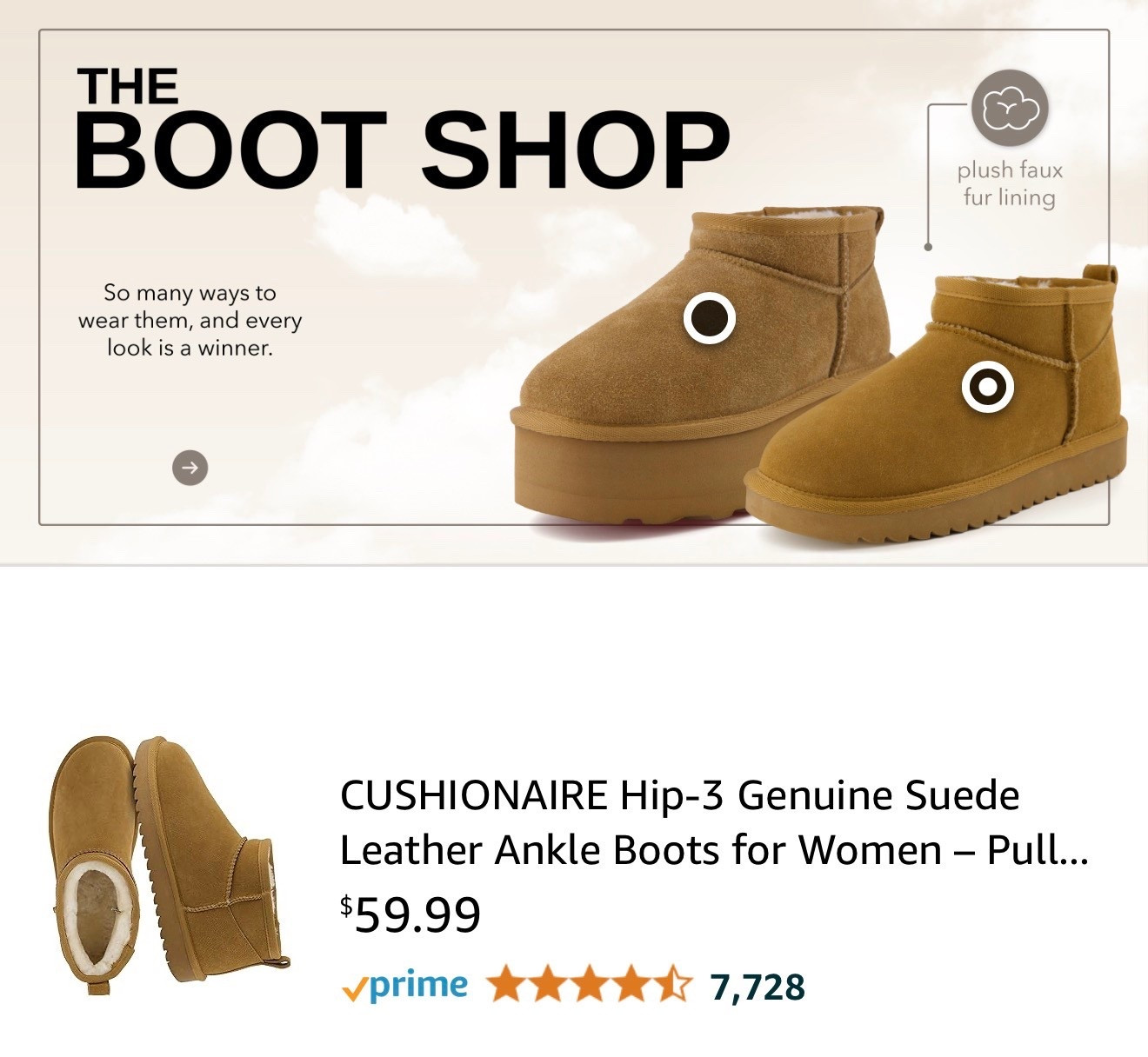 Amazon find ~ cushionaire boots 

I don’t personally have these but always hear great things about them ! Several styles to choose from w/lots of great reviews ! 


Trending // winter fit // fit check // outfit inspo // Designer inspired // my life Christine vinci 

#LTKootd #LTKOver40 #LTKmomlife