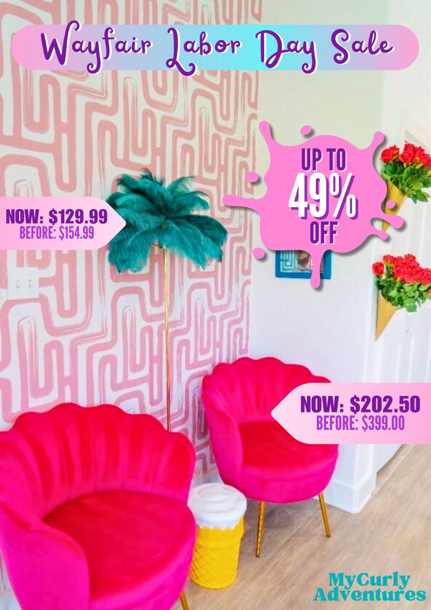 Bring comfort and style to your home with these stylish feather floor lamp and pink barrel velvet chairs with gold metal legs from Wayfair’s Labor Day Sale!

- big sale, bedroom design, bedroom makeover, living room design, modern home decor, home styling, home design inspiration, home ideas, best interior design, home accessories, furniture, house decor, fall decor, holiday decor, home accents, home styling, home design, home improvement, Wayfair Sale, Wayfair Furniture Sale, Wayfair Deals

#LTKStyleTip #LTKFamily #LTKSaleAlert #LTKHome #LTKFallSale