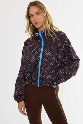 Casen Jacket Caribou Blue Polka Dot | Beach Riot