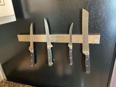 Magnetic strip for your knives!! Love how convenient this is 

#LTKCyberweek #LTKhome #LTKunder50