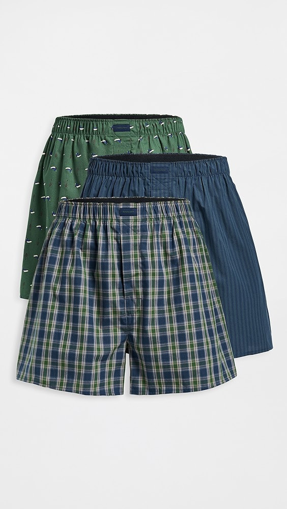 Woven Boxer 3 Pack | Shopbop