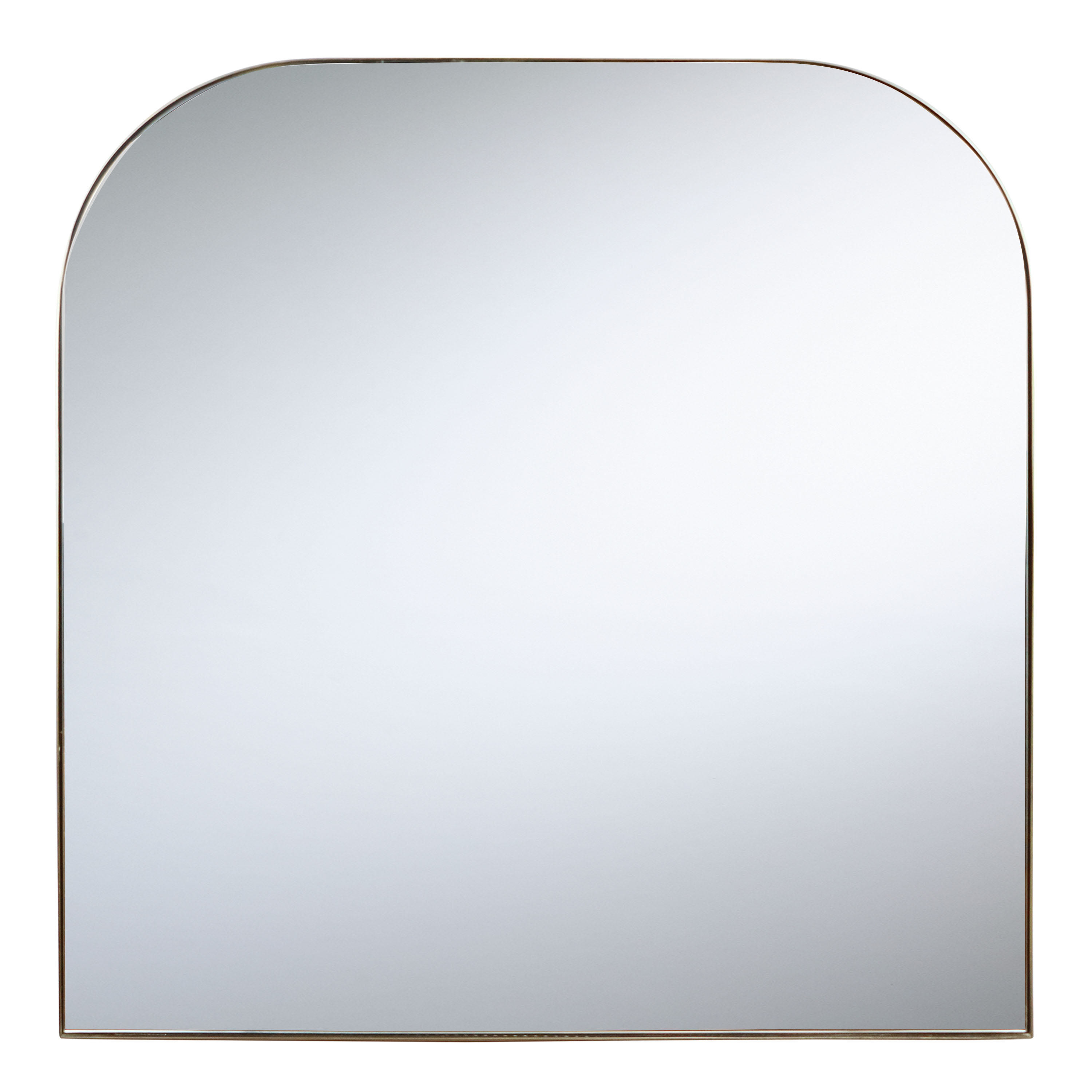 Mira Arched Metal Vanity Wall Mirror - World Market | World Market