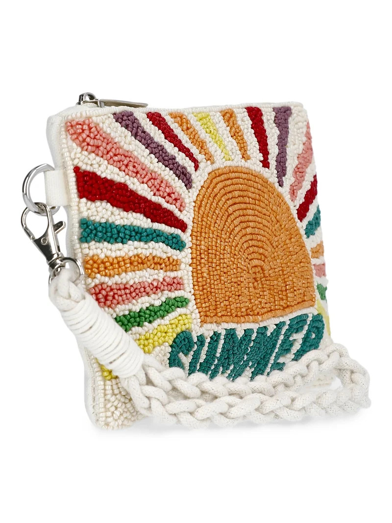 No Boundaries Women's Beaded Summer Wristlet, Multi | Walmart (US)