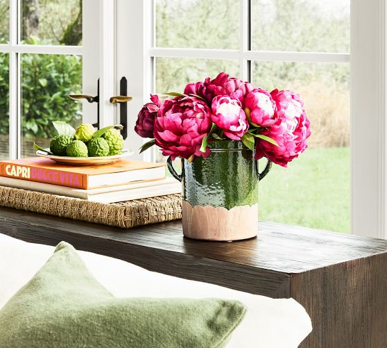 Faux Composed Pink Jasmine & Peony | Pottery Barn (US)