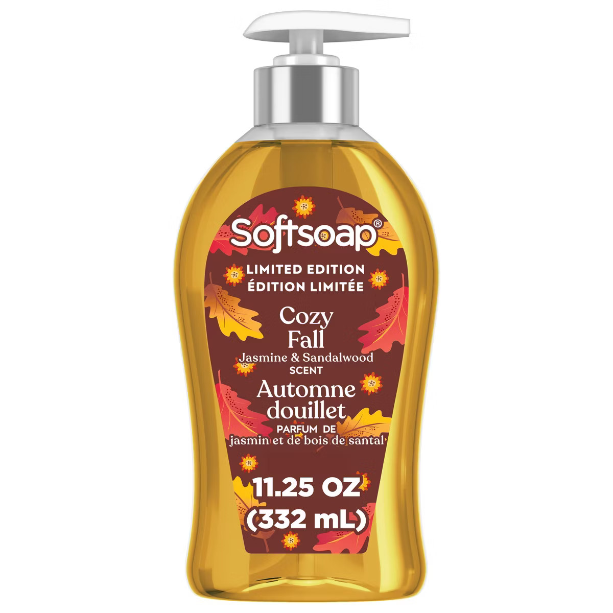 Softsoap Fall Seasonal Cozy Liquid Hand Soap - Jasmine and Sandalwood - 11.25 fl oz | Target