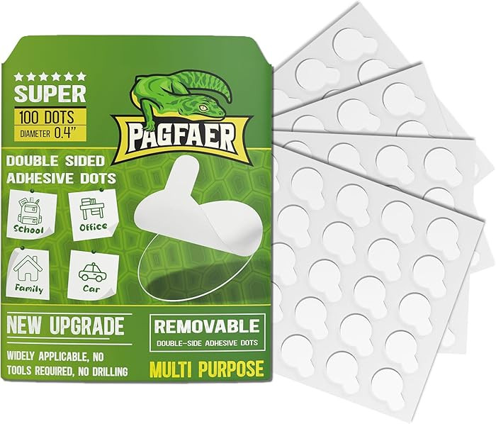 Double Sided Tape Sticky Dot Stickers 100PCS, Removable Sticky Putty No Trace Clear Tack Waterpro... | Amazon (US)