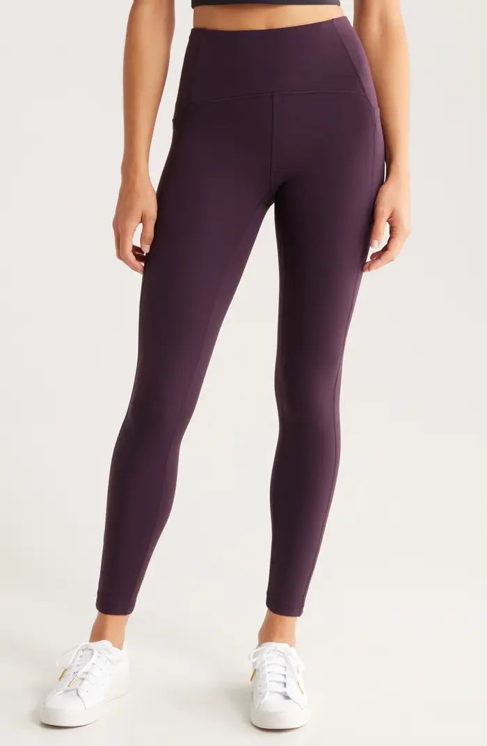 Zella Studio Luxe High Waist Pocket 7/8 Leggings | Nordstrom | Nordstrom