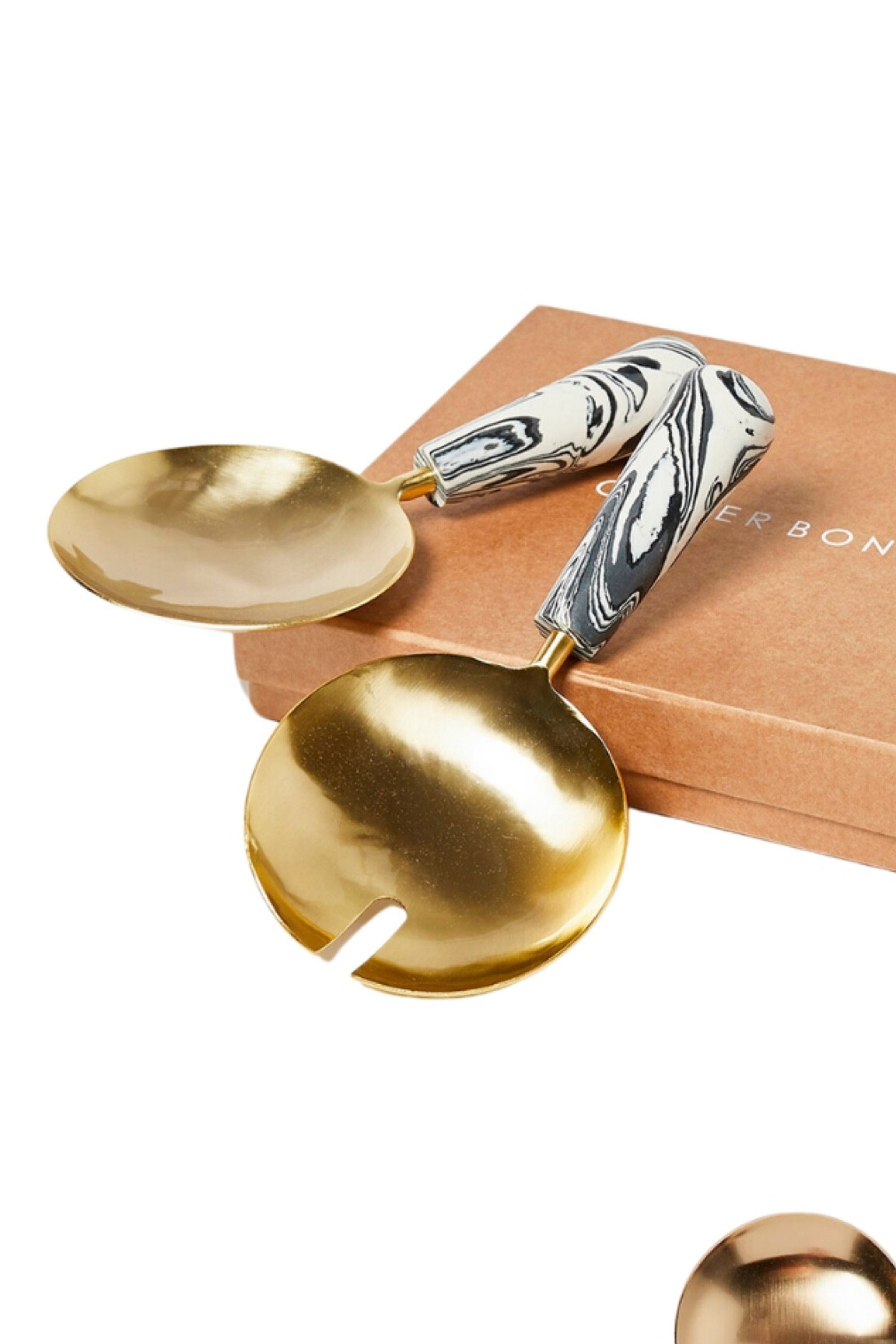 Marble details, gold salad servers 

#LTKHoliday #LTKGiftGuide #LTKhome