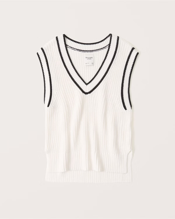 Oversized Sweater Vest | Abercrombie & Fitch (US)