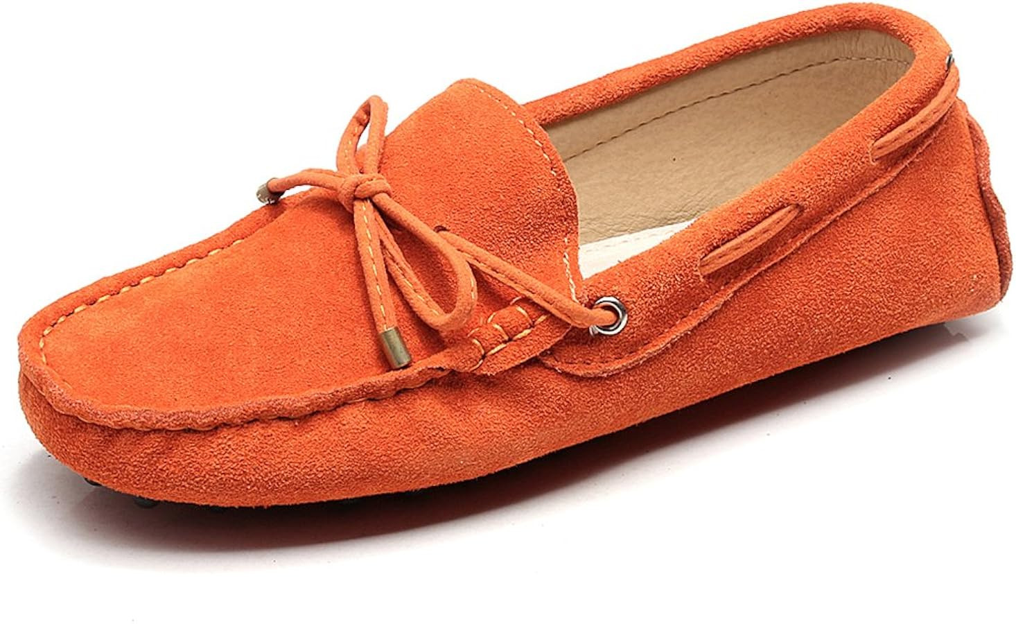 ANUFER Women's Classic Suede Penny Loafers Comfort Handmade Slipper Moccasins | Amazon (US)