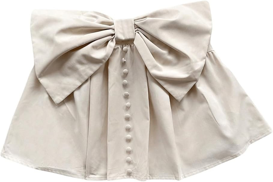 MakeMeChic Women's Bow Front Ruffle Hem Cami Top Shirred Back Self Tie Strap Camisole Tops | Amazon (US)