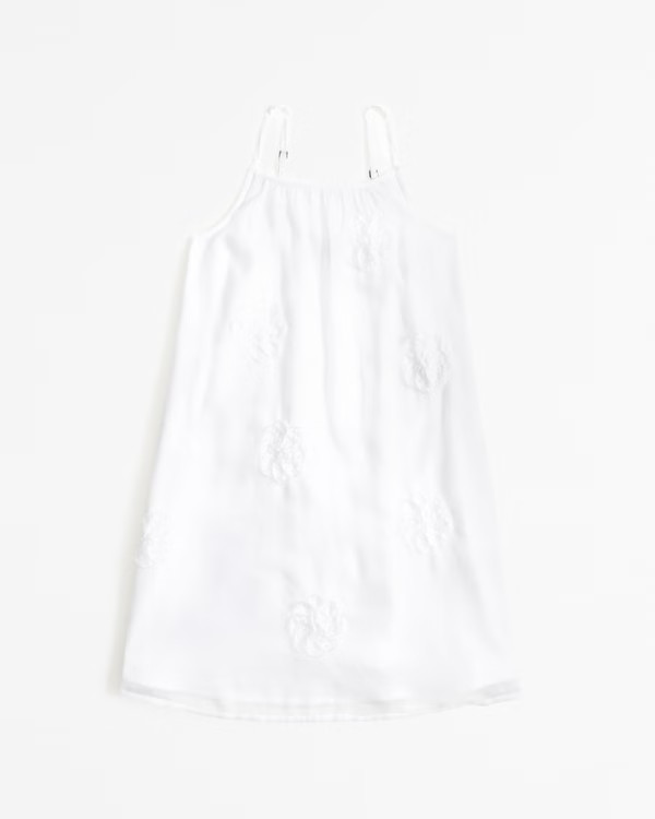 chiffon embellished mini dress | Abercrombie & Fitch (US)