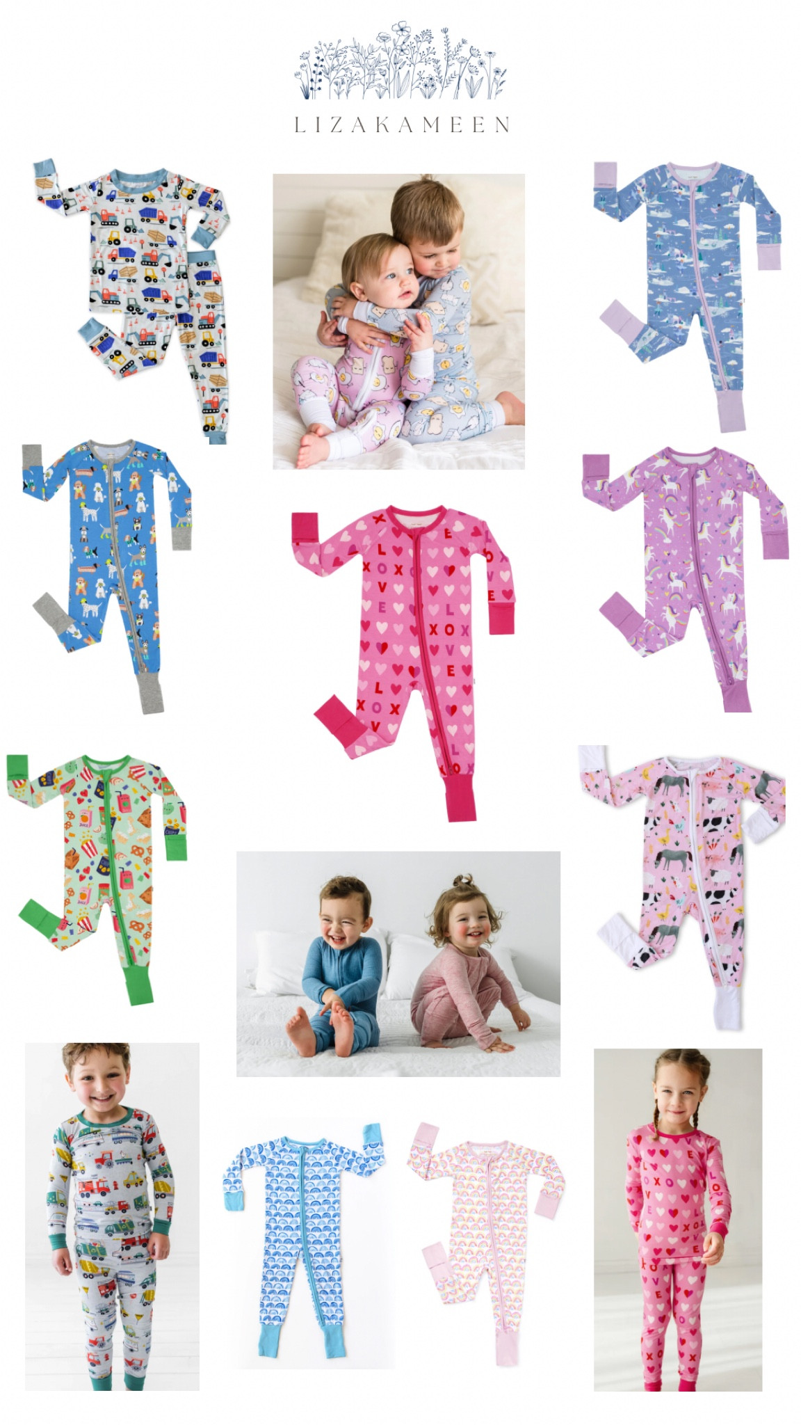 The cutest Little Sleepies pjs - they are the softest pjs and the zip up for babies is so incredibly easy. I love stocking up on these and putting them in my kids Valentines Day baskets 
.
.
#valentinesday #holiday #ad 

#LTKkids #LTKfindsunder50 #LTKbaby