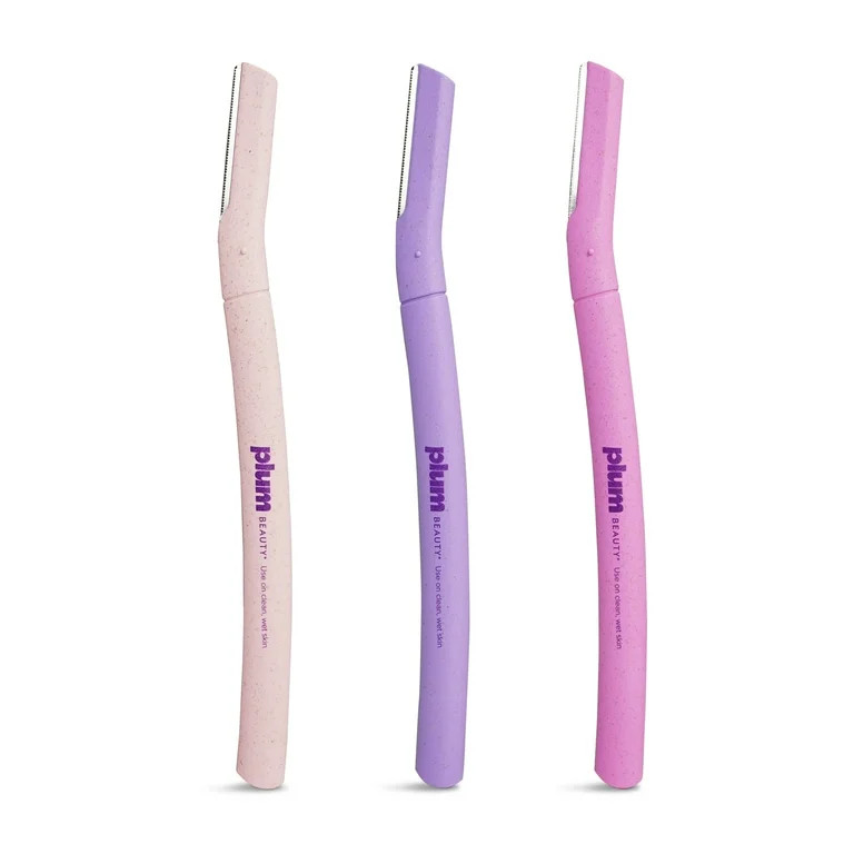 Plum Beauty, Facial Eyebrow Shaping Razors, 3-Pack | Walmart (US)