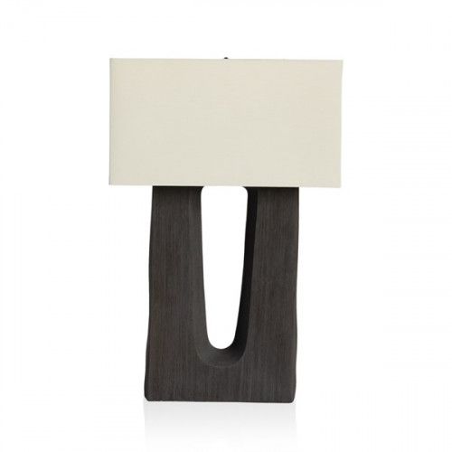 Four Hands Cuit Table Lamp Textured Matte Black | Gracious Style