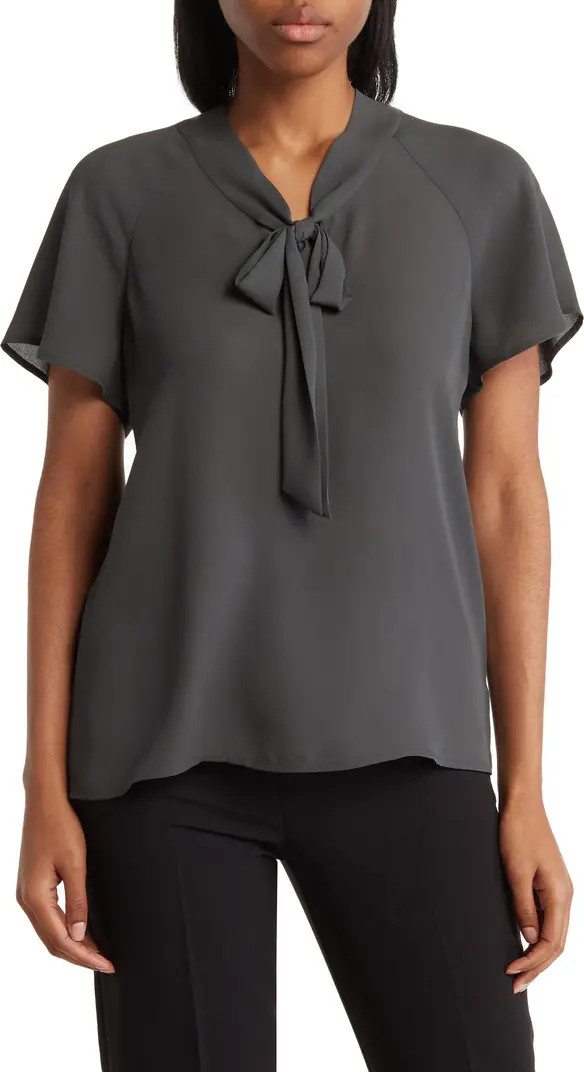 Tie Neck Woven Top | Nordstrom Rack