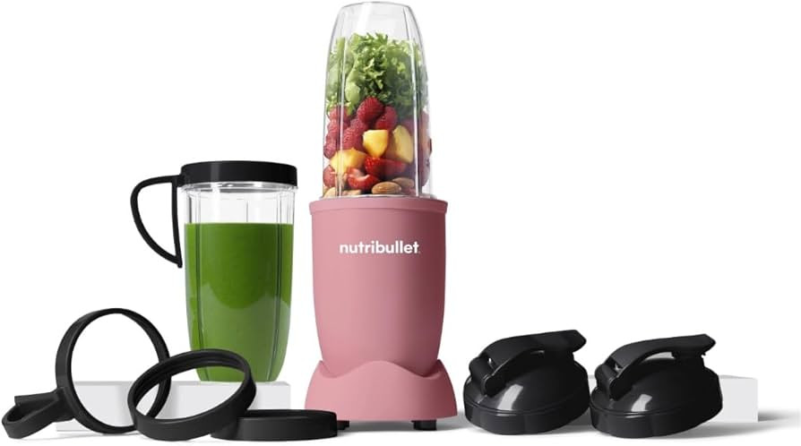 Nutribullet NB9-1301ASP Pro 13 Pcs Matte Soft Pink 900W Food Blender | Amazon (US)