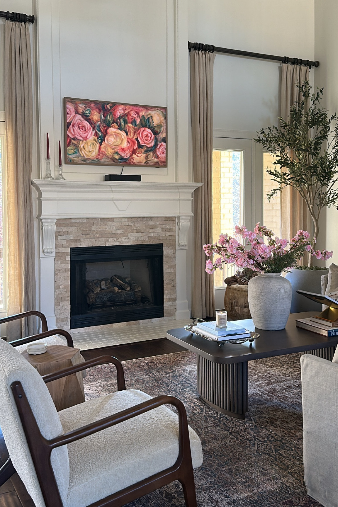 all of my frame tv art I’ve had over the seasons 🩷🩷🩷🩷