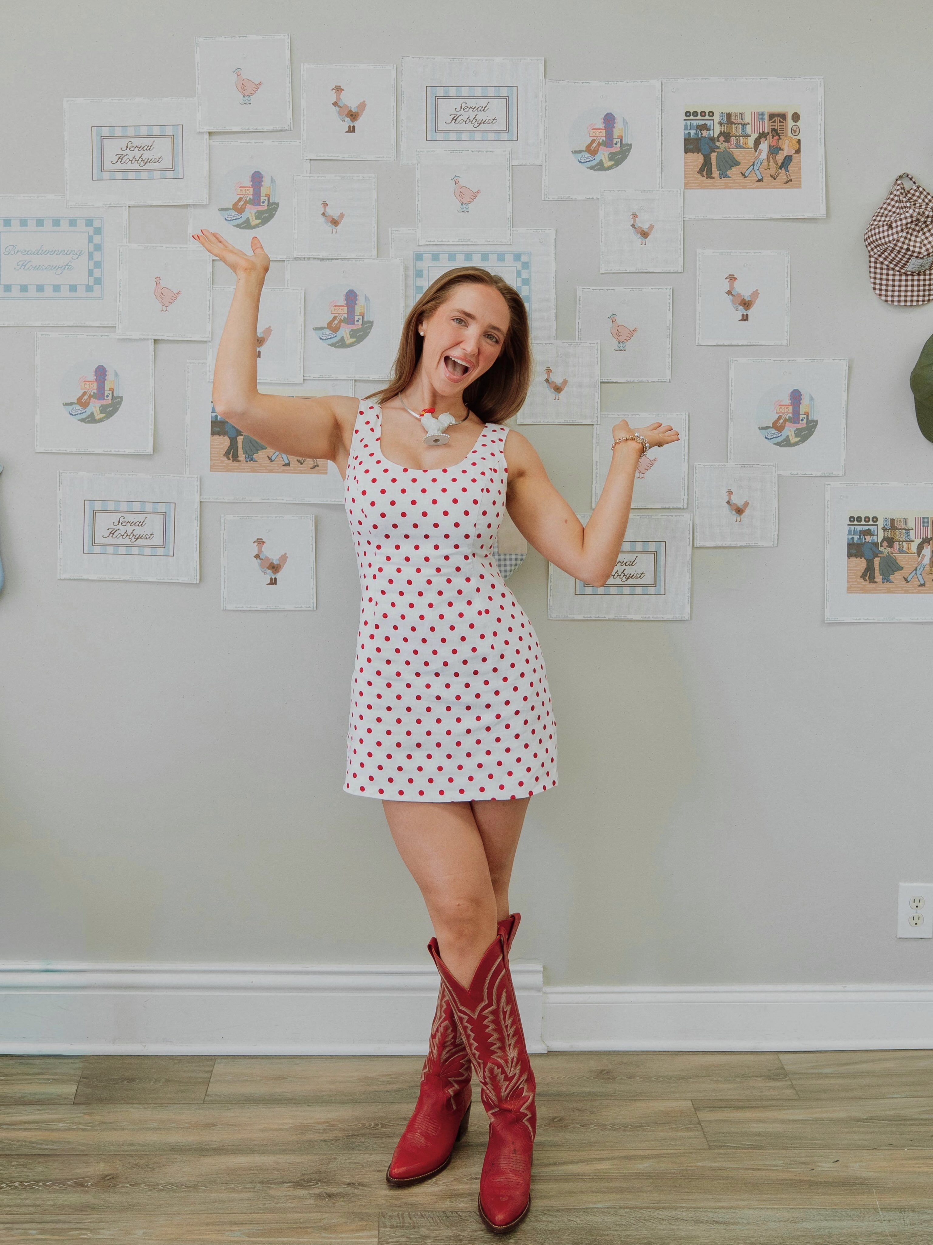 BEST DAY 😭🥹 The Nashville stop of our summer stitch tour was a success!! Thank you to @nashville_needleworks for hosting the best event. If you’re in the area, they will have some product for a bit longer!! Next stop: Chicago on 8/25!!

polka dot mini dress
summer dress
summer outfit
tecovas
red and white polka dot mini dress
resort wear
vacation outfit inspo
country concert outfit 

 #LTKgrwm #LTKootd #LTKSeasonal
