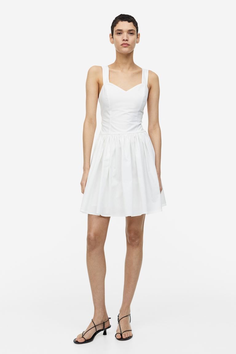 Tie-detail Cotton Dress | H&M (US + CA)