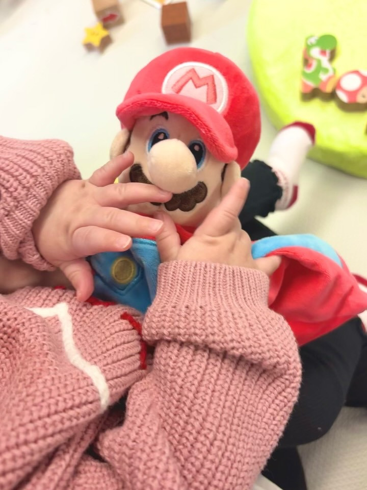 a mustachioed human has arrived… for babies! 🍄🌟 #hosted Willa was invited to her very first event - a sneak peek of the new My Mario line! ❤️💙 How fitting that it would be Nintendo 🫶🏻 

So what did we think?! 💭 ..you’re gonna wanna save this 😜 

✨ Hello, Mario! was a fam fav: a fun, interactive board book with surprises on every page .. and both covers 📖 
✨ the block set was a hit: wooden versions of 4 classic characters (yes Yoshi is one of them!) that also double as Amiibos 😱 plus other icons from the Mushroom Kingdom 🏰 
✨ We tested out a few rattles: I thought Willa’s favorite was going to be the super star 🌟 but I think she liked the mushroom and the feel of the Mario lovey more 🥰
✨ Hunter gave his expert stamp of approval to the Little People playsets: jump, slide, bounce, spin - so much to do with classic sounds from the game 🎮
✨ the bath toys were probably my favorite 🛁 connect the pipes, pour with the super star, watch for pop up friends, and of course .. a few water squirters too! 🔥 
✨ ..and there’s even more 🤩 pajamas, onesies, outfit sets, blankets, and a Mario plush! 

My Mario is designed for ages 0-5 and is launching exclusively at Nintendo NY and Nintendo SF next week 🎉 Also launching February 19th: the Hello, Mario app where littles can interact with Mario and friends 🤗

Can’t wait until next week? Check out the new stop motion series It’s Me, Mario 👋🏻 available now on the Play Nintendo YouTube channel ▶️

🍄✨ comment MARIO and I’ll dm you a link to shop now so you’re ready for next week! #Nintendo #MyMario