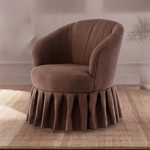 Upholstered Swivel Barrel Chair | Wayfair North America