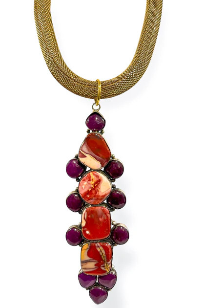 Made in the Deep South 1970s Jasper & Agate 1960s Necklace | The Willow Tree