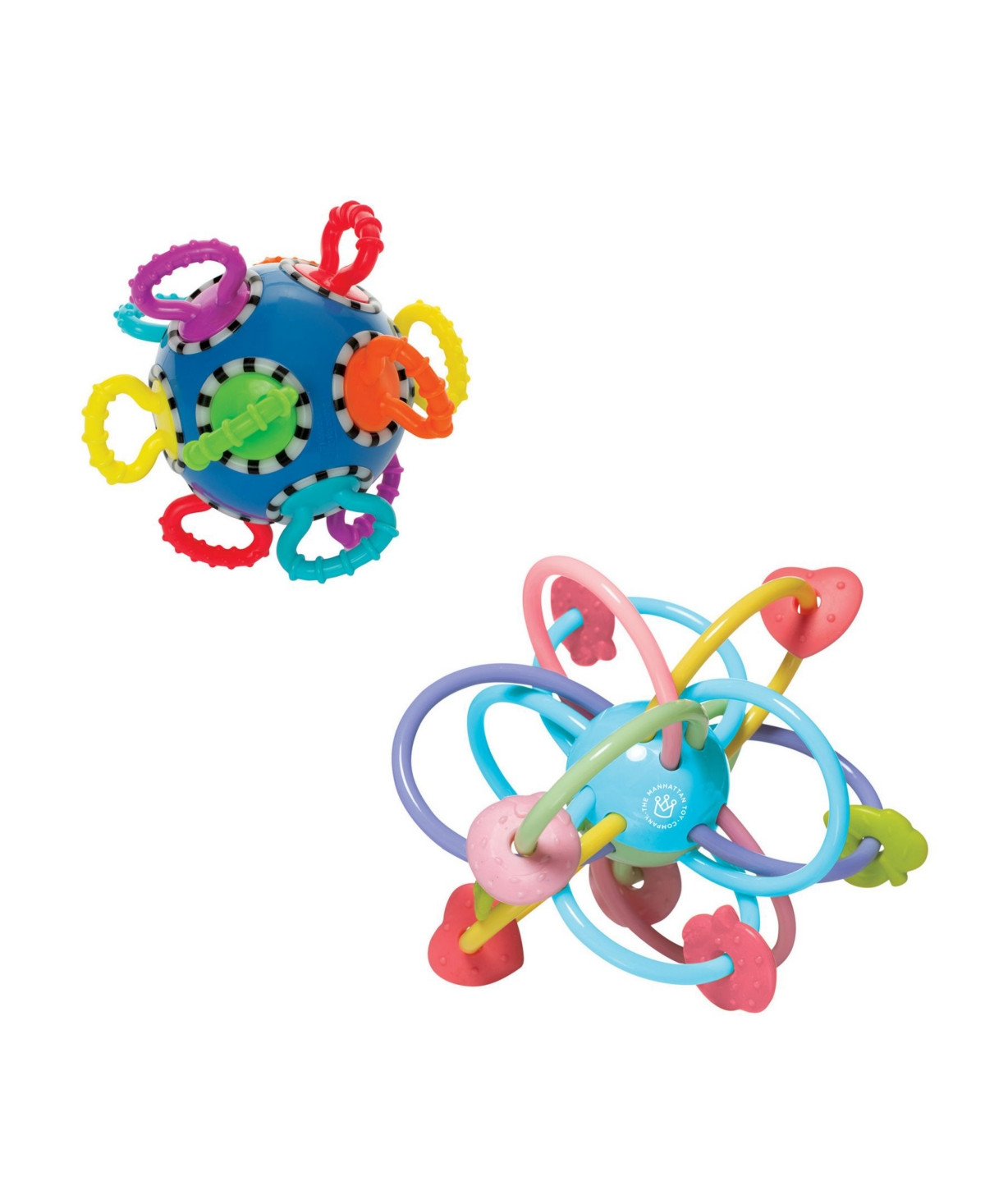 Manhattan Toy Company Click Clack Ball and Manhattan Ball Baby Rattle and Teether Set | Macys (US)