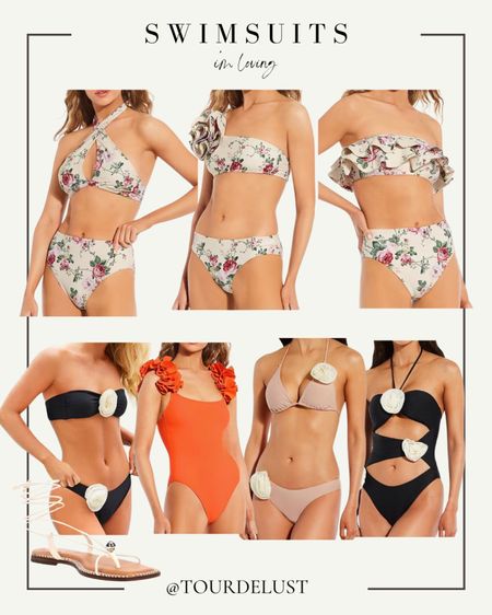 Swimsuits, floral swimsuits, vacation, resort wear 

#LTKtravel #LTKswim