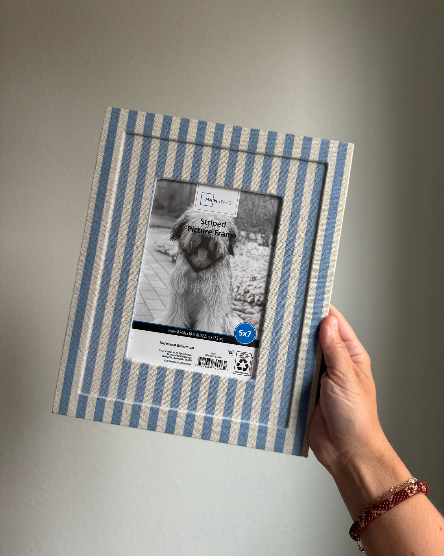 Walmart Linen Striped Picture Frame!

#LTKHome