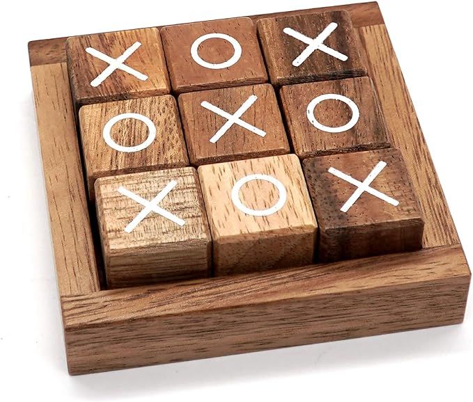Tic Tac Toe for Kids and Adults Coffee Table Living Room Decor and Desk Decor Family Games Night ... | Amazon (US)