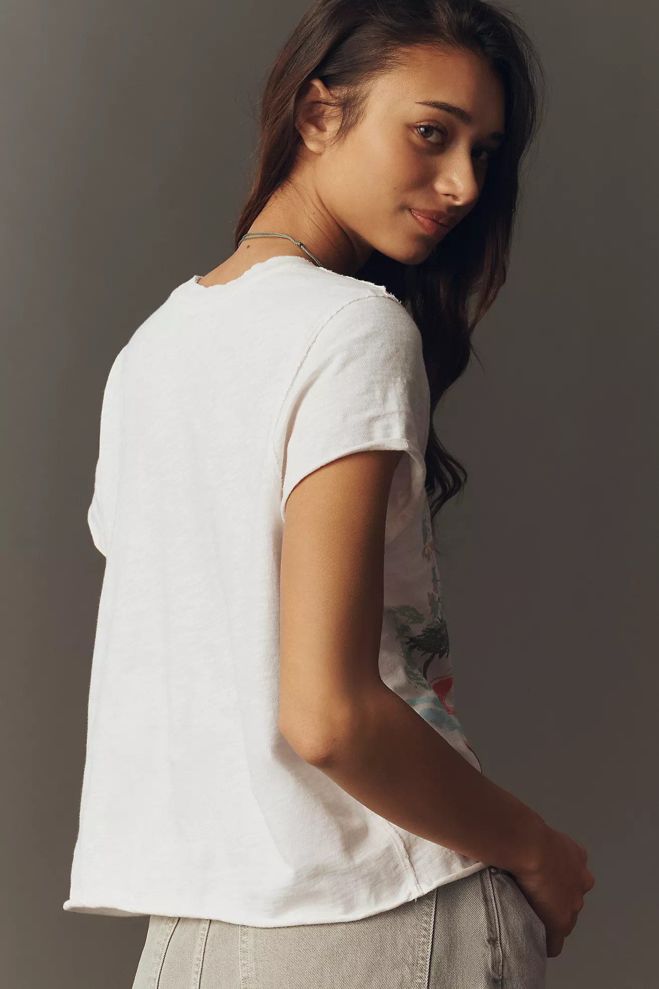 Caitlin Boxy Tee by Maeve | Anthropologie (US)