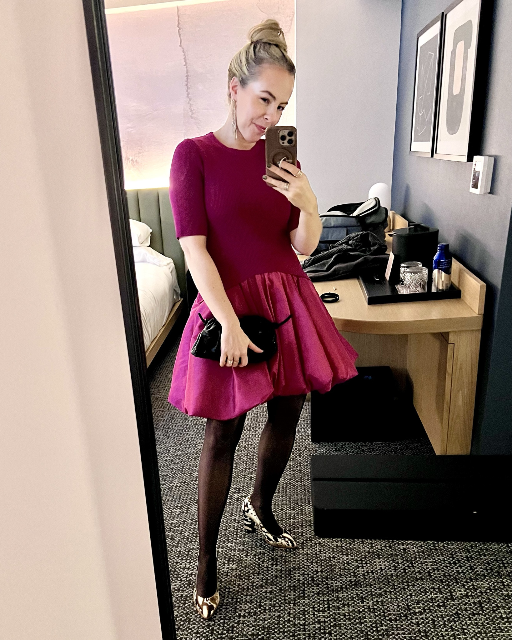 A little NYE inspo for you - this dress works for every party occasion. I wore for holiday parties but the pink doesn’t limit you to Christmas themed events, so you can wear year round. Loss the tights and pair with strappy sandals for warm weather. Perfect for a cocktail dress wedding too!

#LTKOver40