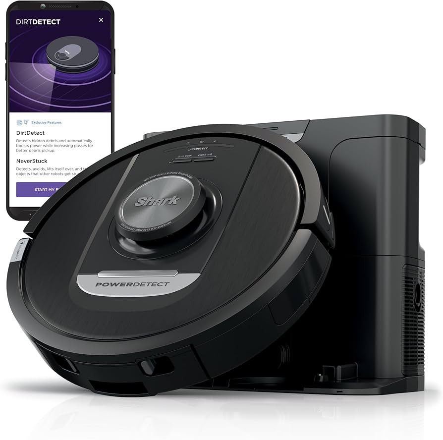 Shark PowerDetect Self-Empty Robot Vacuum with NeverStuck Technology, Auto Deep-Clean Carpets & H... | Amazon (US)