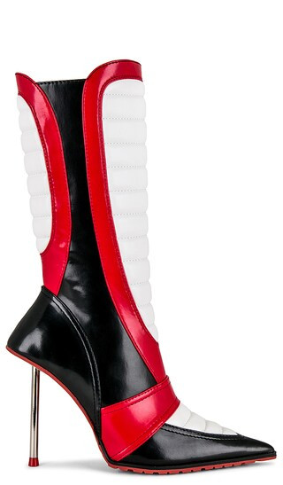 Motorsport Boots in Black Red White Combo | Revolve Clothing (Global)