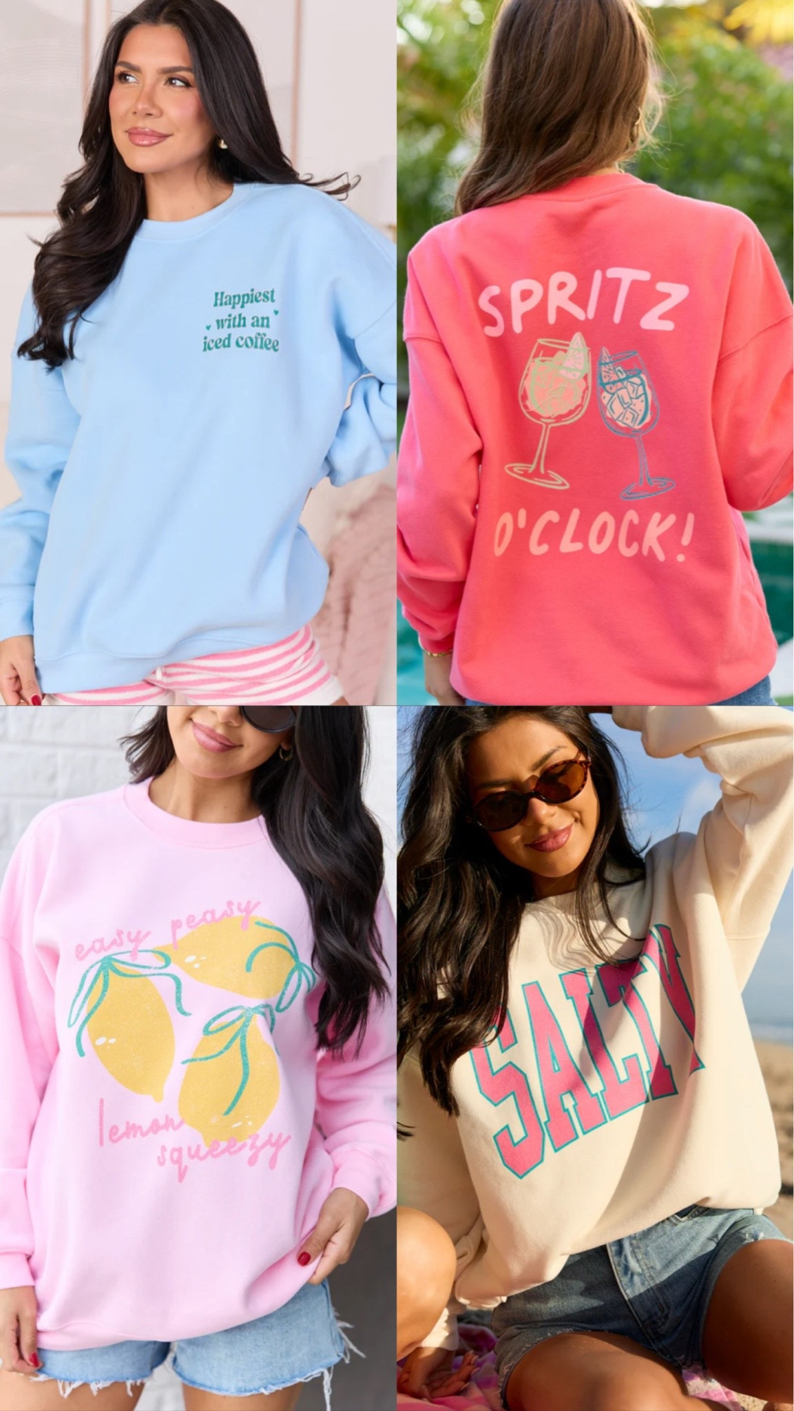 More sweatshirt from the same brand, @pinklily, I wore all weekend at the beach! Seriously love these. So cozy and the quality is so good

#LTKselfcare #LTKootd #LTKTravel