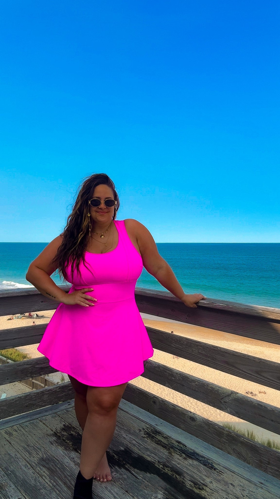 Outfits I wore in OBX! 

Tennis dress size XL, wearing bra free

5’2” / 14-16 / 38J 

#pink #summeroutfits #easyoutfits #vacationoutfits #everydaystyle #affordablestyle #ltkcurves #amazonstyle 

#LTKMidsize #LTKStyleTip #LTKFindsUnder50