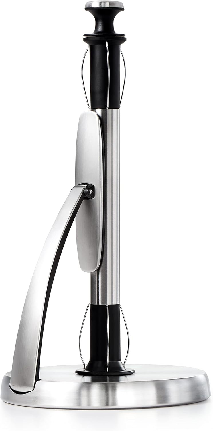 OXO Good Grips SimplyTear Paper Towel Holder - Stainless Steel | Amazon (US)