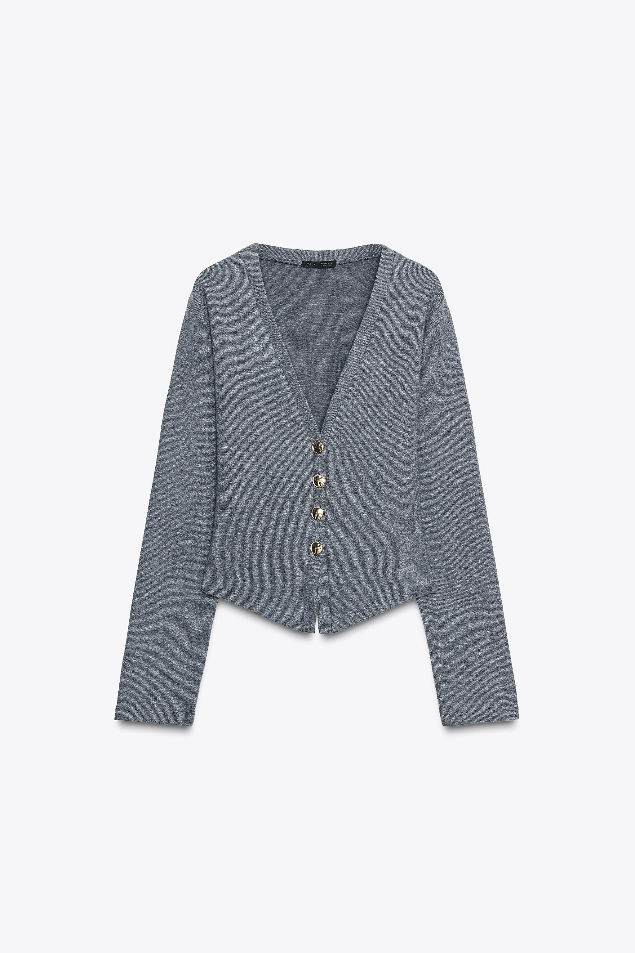 SOFT BUTTON CARDIGAN | Zara US