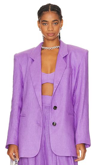 Klover Blazer in Ultra Purple | Revolve Clothing (Global)
