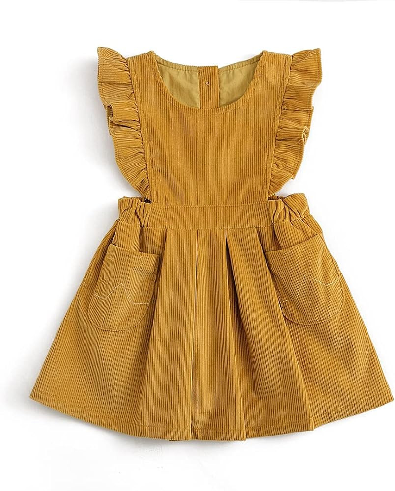 Simplee kids Toddler Girl Casual Dress for Spring Girls Skrit with Pocket | Amazon (US)