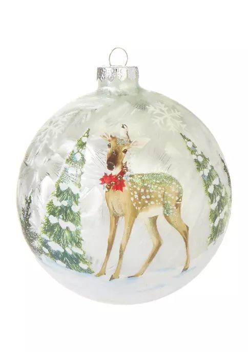 Deer Scene Ornament | Belk