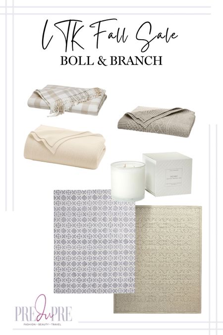 The biggest LTK-exclusive sale of the season is happening soon! LTK Fall Sale is set to happen on Sept 21-24. Get the best deals from 14 brands.

Check these fall essentials you should grab from Boll & Branch which will have 20% off sitewide.

home decor, home essentials, fall, fall decor, blankets, rugs, candles

#LTKhome #LTKSale #LTKSeasonal