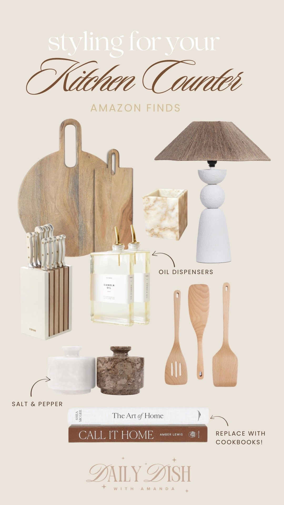 Amazon Kitchen counter styling finds  

#LTKHome #LTKFindsUnder50 #LTKStyleTip