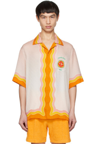 Pink Rainbow Monogram Shirt | SSENSE