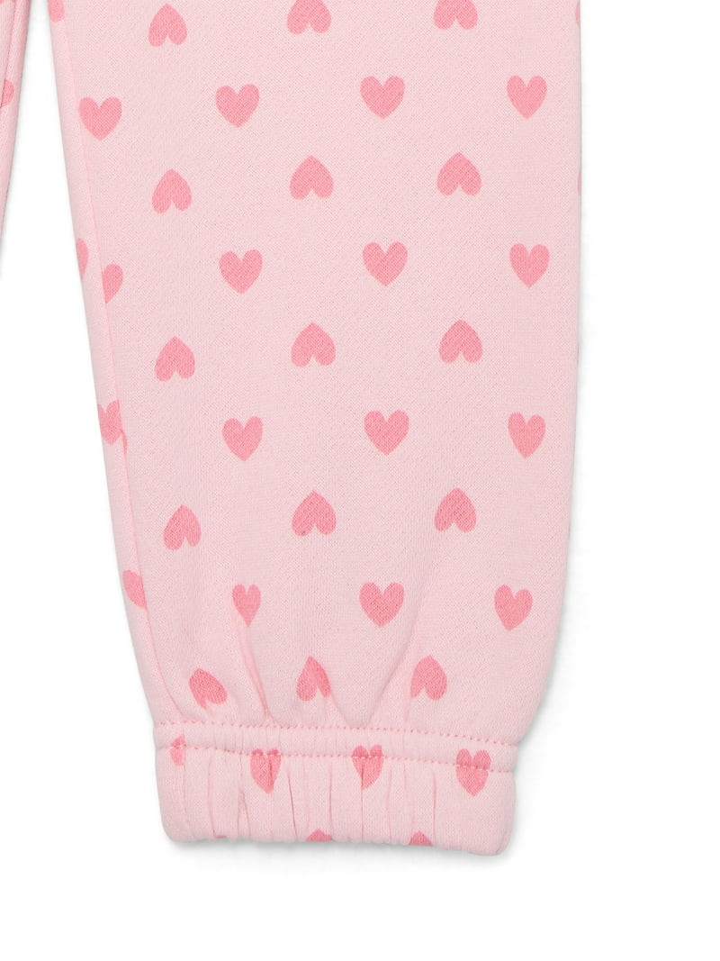 Wonder Nation Toddler Girls Fleece Jogger Pants, Sizes 2T-5T | Walmart (US)