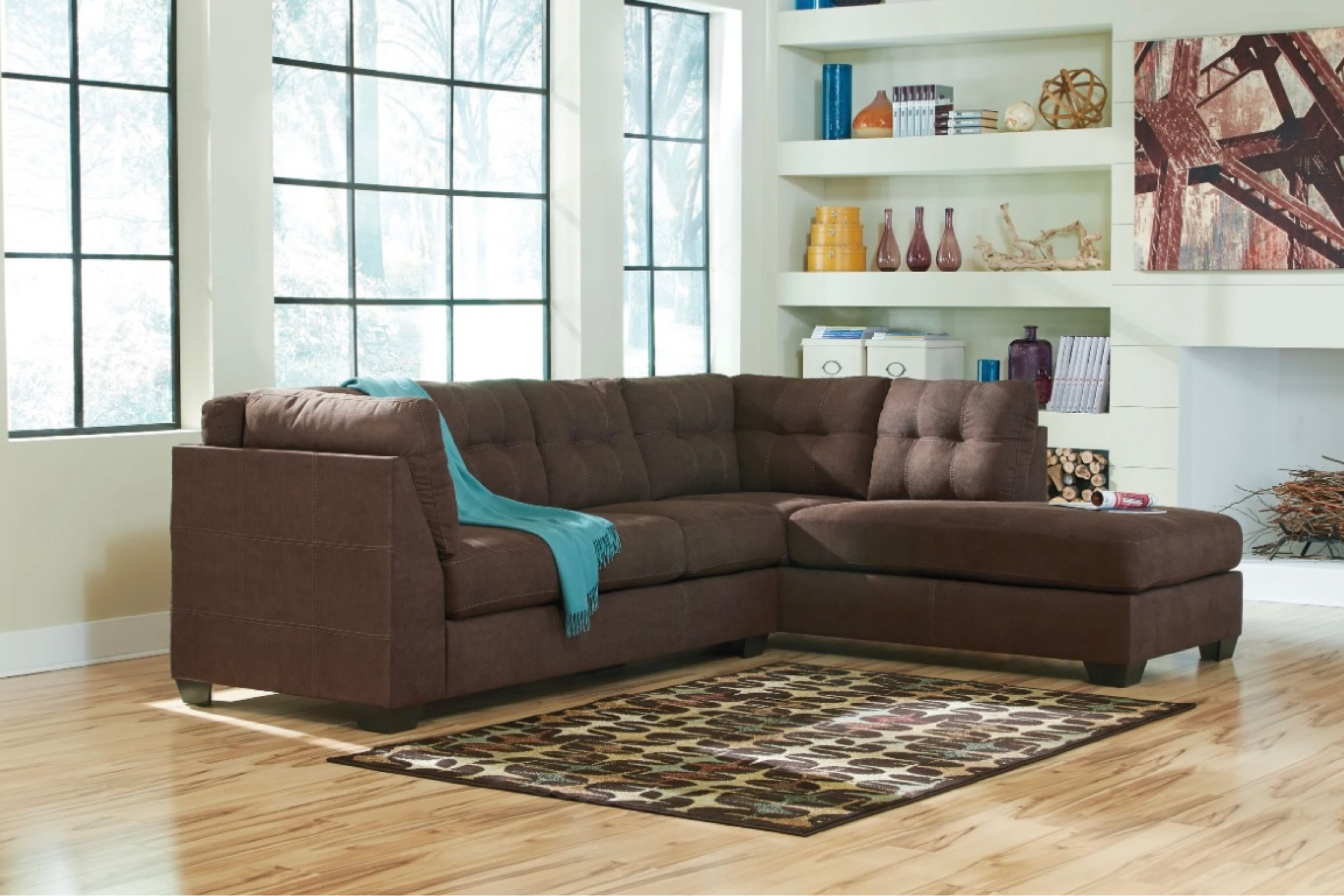 Our Living Room Sectional 😅🌿🤎 We have had it about 8 years #sectional #ashleyfurniture #livingroomfurniturw