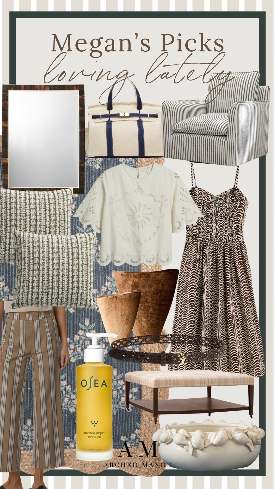 The latest finds for this week- I am loving this striped chair and eyelet top 😍

#LTKootd #LTKgrwm #LTKHome