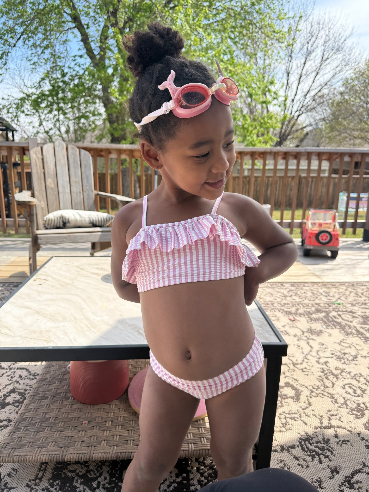 The kids got matching swimsuits in their Easter baskets! 


#LTKKids