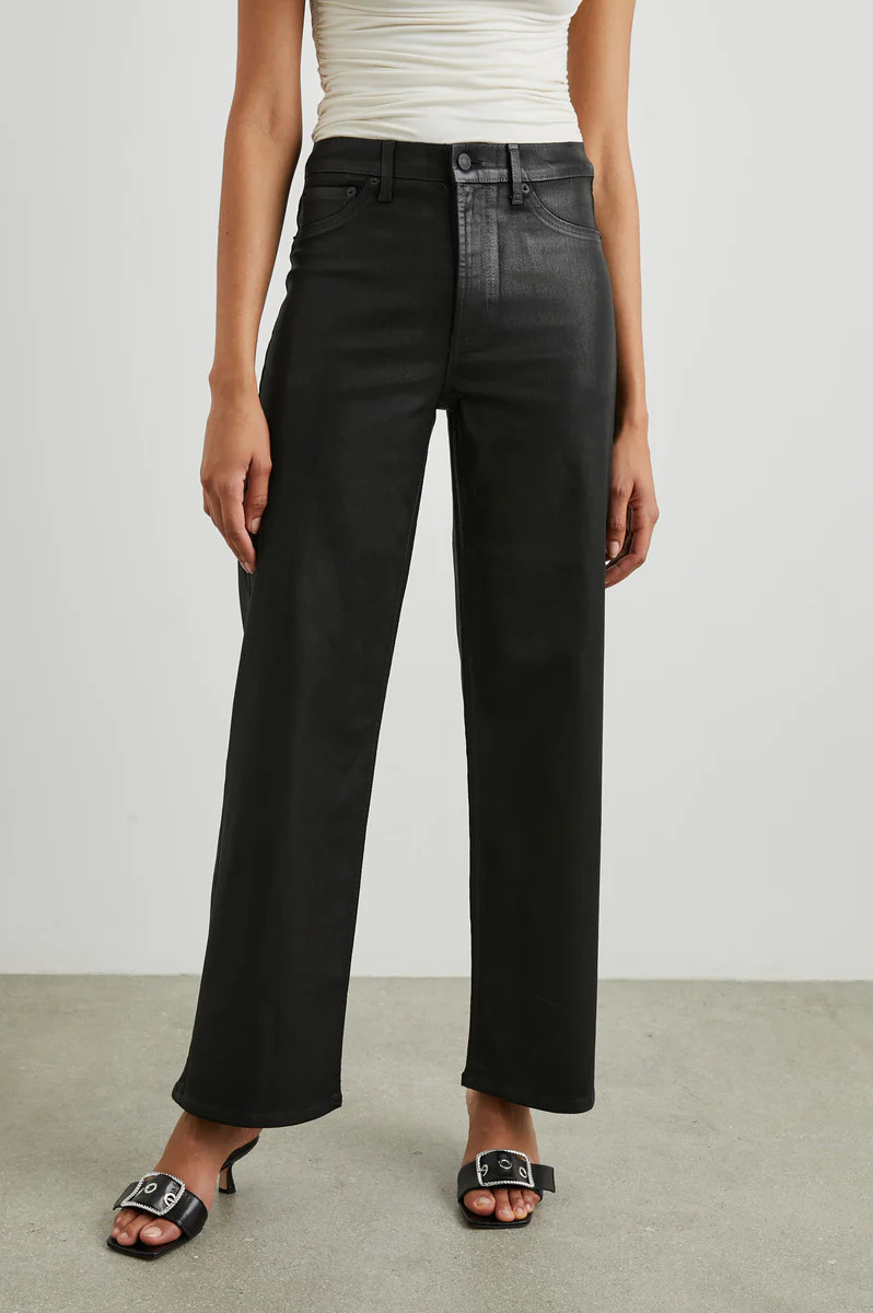 GETTY WIDE LEG - COATED NOIR | Rails